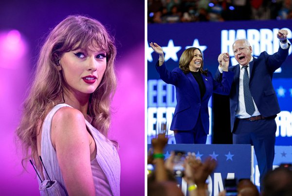 Taylor Endorses Kamala Harris và Tim Walz