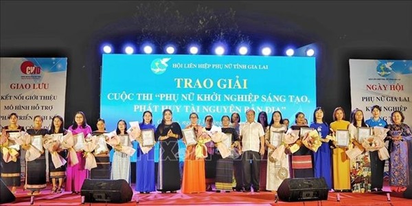 Gia Lai: Kết nối, giới thiệu các mô hình sinh kế cho phụ nữ