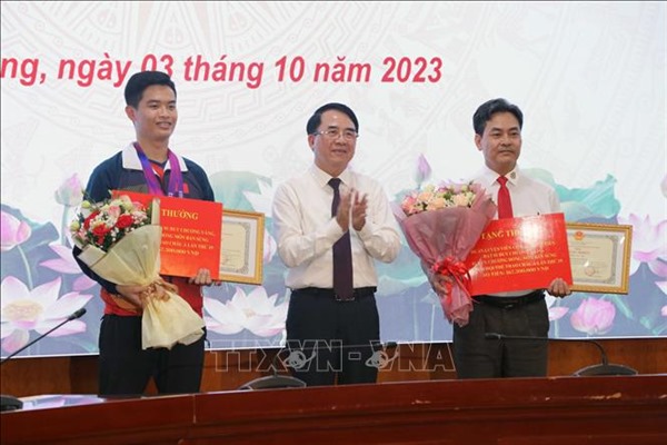 Thưởng 300 triệu đồng cho HLV, VĐV đạt thành tích xuất sắc tại ASIAD 19