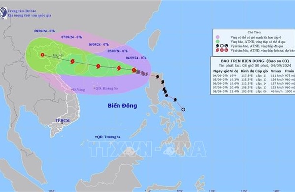 Chủ động ứng phó với bão số 3 theo phương châm 'bốn tại chỗ'