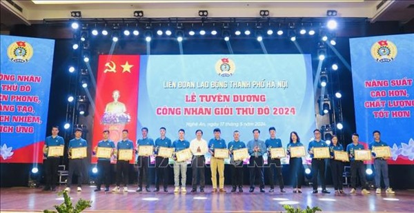 Tuyên dương 100 Công nhân giỏi Thủ đô năm 2024