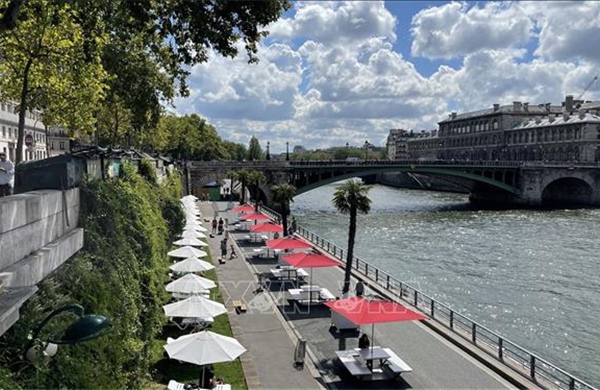 Olympic Paris 2024: Xây sân bay nổi trên sông Seine