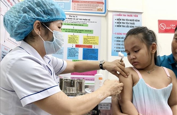 TP Hồ Chí Minh đẩy nhanh tiến độ tiêm chủng vaccine phòng bệnh sởi