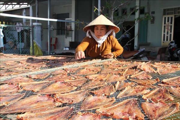 Làng khô xứ biển Trần Đề chuẩn bị nguồn hàng phục vụ Tết