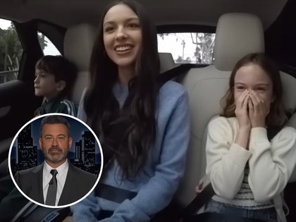 Olivia Rodrigo gây bất ngờ đáng yêu cho các con của Jimmy Kimmel bằng bài hát ngọt ngào trên đường đến trường