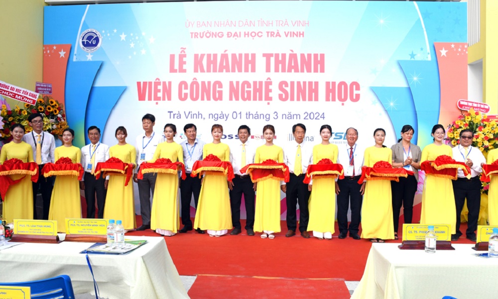 Trường Đại học Trà Vinh khánh thành Viện Công nghệ sinh học