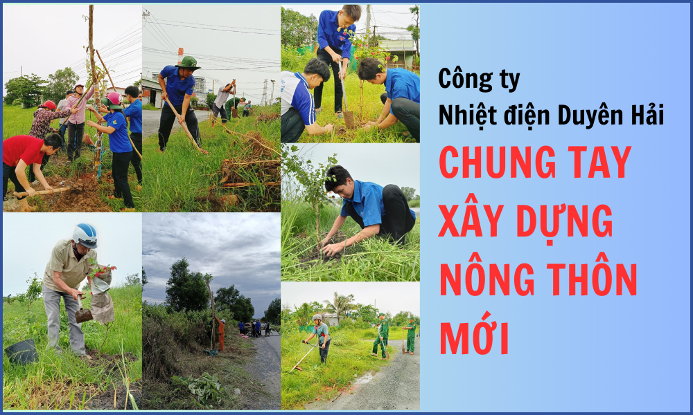 Công ty Nhiệt điện Duyên Hải chung tay xây dựng nông thôn mới