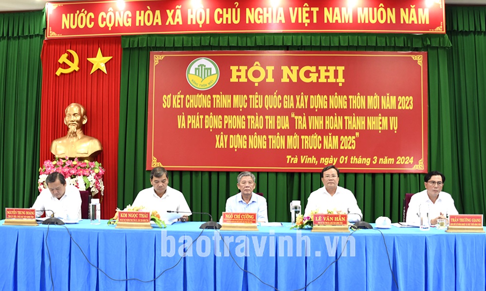 Phát động phong trào thi đua “Trà Vinh hoàn thành nhiệm vụ xây dựng nông thôn mới trước năm 2025”