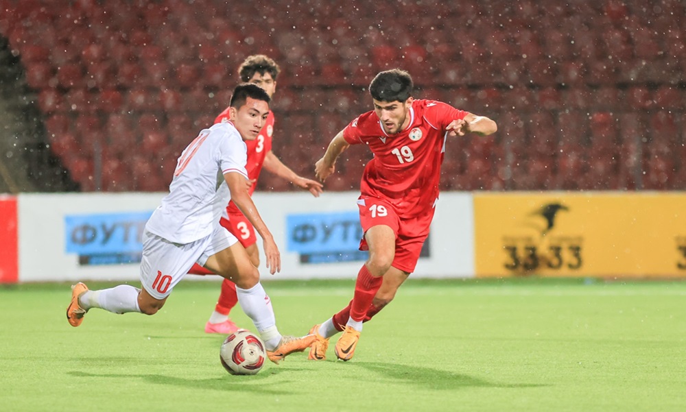 U23 Việt Nam bất bại trước U23 Tajikistan