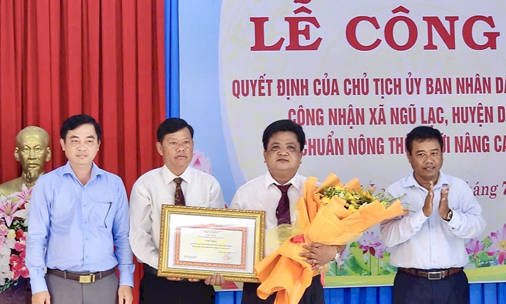 Ngũ Lạc xây dựng thành công xã nông thôn mới nâng cao