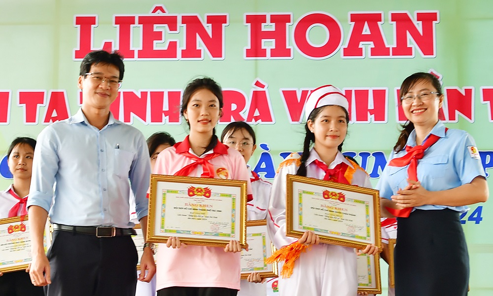 Đơn vị Châu Thành đoạt hạng Nhất Liên hoan tiếng kèn Đội ta lần thứ I