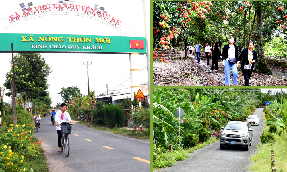 Xã nông thôn mới kiểu mẫu An Phú Tân đón Xuân về