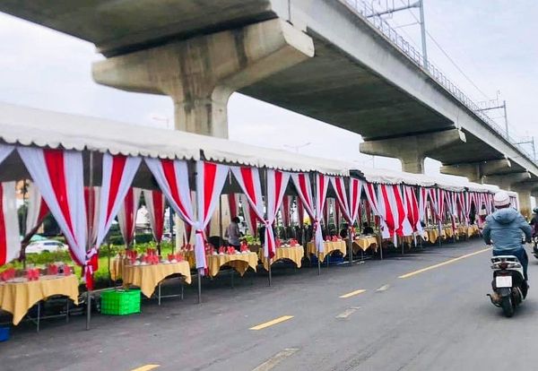 Family fined for throwing wedding party on busy street in Ho Chi Minh City