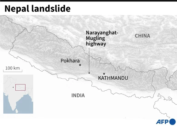 63 missing after Nepal landslide sweeps two buses into river