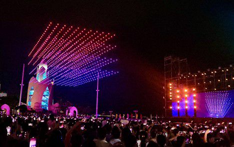 Vietnam’s first int’l drone light fest opens in Nha Trang