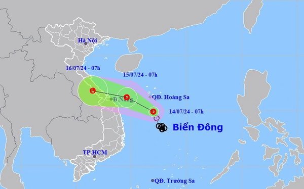 Tropical depression forecast to bring heavy rain to central Vietnam