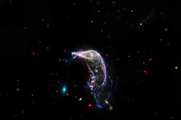 NASA releases Webb telescope images of a galactic merger