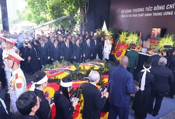 Vietnam's Party General Secretary Nguyen Phu Trong laid to rest in Hanoi