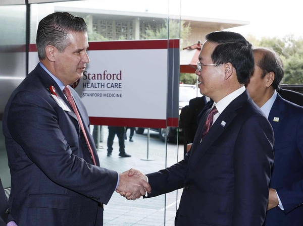 Vietnamese state president expects deeper cooperation between Stanford University and Vietnamese organizations