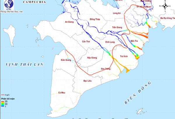 Vietnam’s Mekong Delta faces new saline intrusion wave