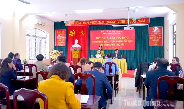 Hội thảo khoa học “Đánh giá kết quả xây dựng mô hình ứng dụng các giải pháp vào thực tiễn”