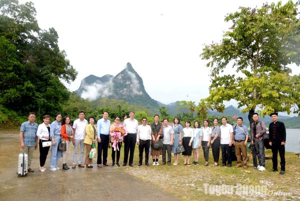 Khảo sát, kết nối thị trường du lịch Trung Quốc với tuyến sông Gâm, huyện Bắc Mê và hồ thủy điện Tuyên Quang