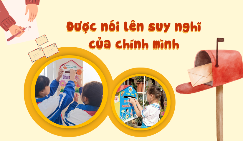 Được nói lên suy nghĩ của chính mình