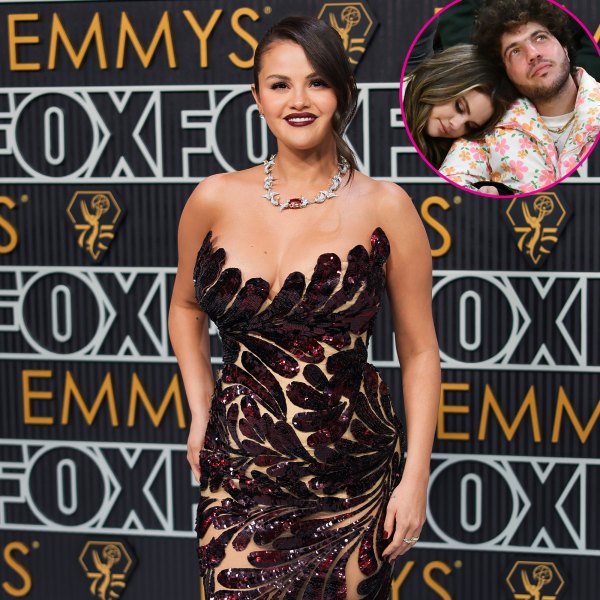 Selena Gomez và Benny Blanco ăn mặc sang trọng tại Emmys