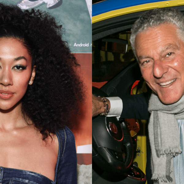 Aoki Lee Simmons, 21, đánh dấu hôn 65-Year Reaurateur Vittorio Assaf