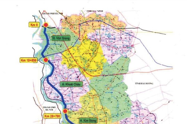 Hưng Yên: Gần 10.000 tỷ đồng làm 56 km đường dọc sông Hồng, hoàn thành vào năm 2026