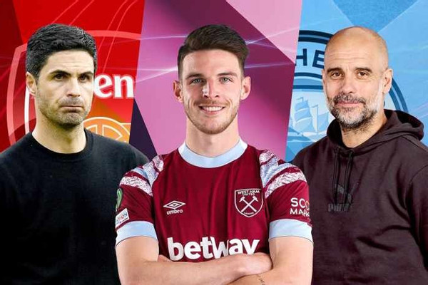 Nóng chuyển nhượng Declan Rice, Man City quyết đấu Arsenal