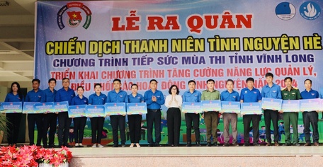 Ra quân Chiến dịch Thanh niên tình nguyện hè tỉnh Vĩnh Long năm 2024