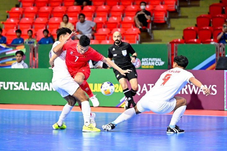 Futsal Việt Nam hòa Myanmar ở trận ra quân Giải futsal châu Á 2024