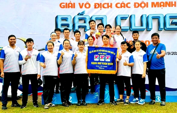 Giải Vô địch các đội mạnh bắn cung quốc gia 2024: Vĩnh Long đoạt 25 huy chương, xếp hạng nhì toàn đoàn