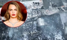 Biệt thự 7 triệu USD của Cara Delevingne bị thiêu rụi