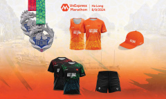 Loạt vật phẩm dành cho runner VnExpress Marathon Hạ Long