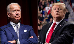 Ông Trump dẫn trước ông Biden trong bầu cử giả định