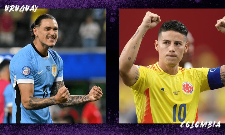 Link xem trực tiếp bóng đá Uruguay vs Colombia bán kết Copa America 2024 0