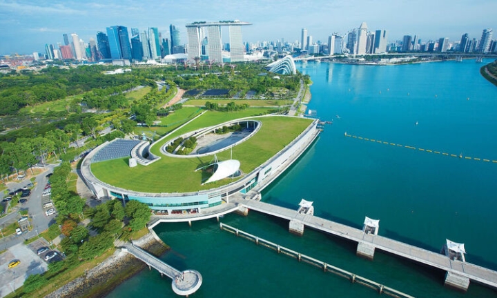 Khám phá đập nước Marina nổi tiếng tại Singapore