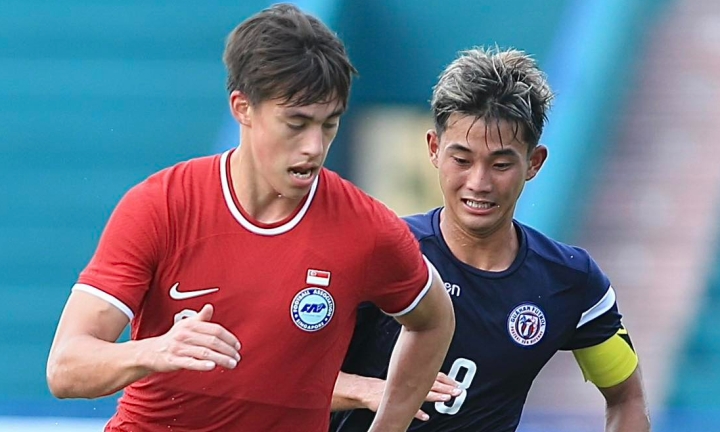 Ghi bàn thắng muộn, U23 Guam giành 1 điểm lịch sử trước U23 Singapore 1 