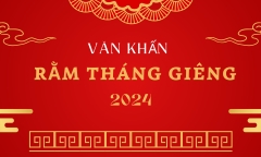 Văn khấn cúng rằm tháng Giêng 2024 chuẩn