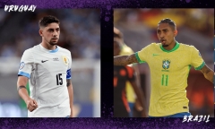 Trực tiếp bóng đá Uruguay vs Brazil tứ kết Copa America 2024