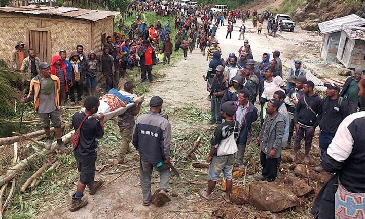 Lở đất tại Papua New Guinea: Hơn 670 người chết, 150 ngôi nhà bị chôn vùi