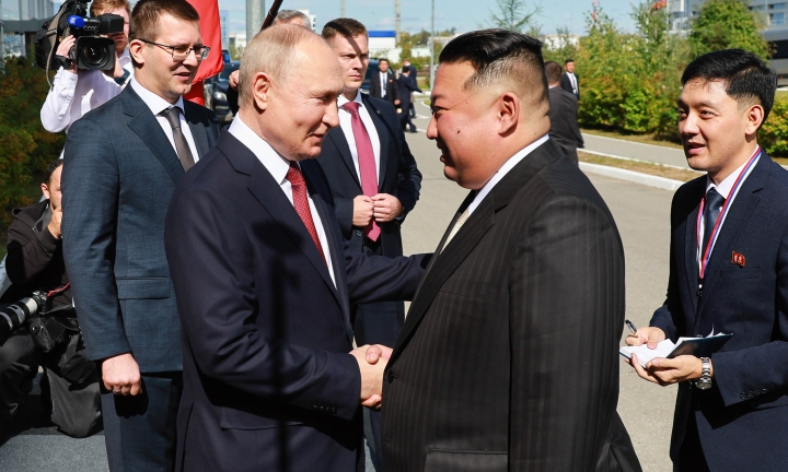 Nhà lãnh đạo Kim Jong-un gặp Tổng thống Nga Putin 0 