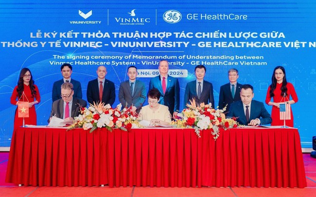 Vinmec - Vinuni - Ge health care hợp tác đào tạo thực hành y khoa chuẩn quốc tế