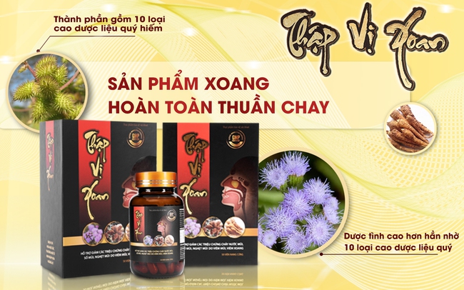 Thập Vị Xoang - Sản phẩm thuần chay hỗ trợ điều trị viêm xoang hiệu quả