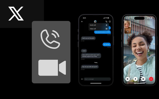 X (Twitter) triển khai tính năng gọi thoại và video