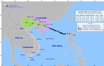 Bão số 1 di chuyển khá nhanh, đêm nay (17/7) đi vào Vịnh Bắc Bộ