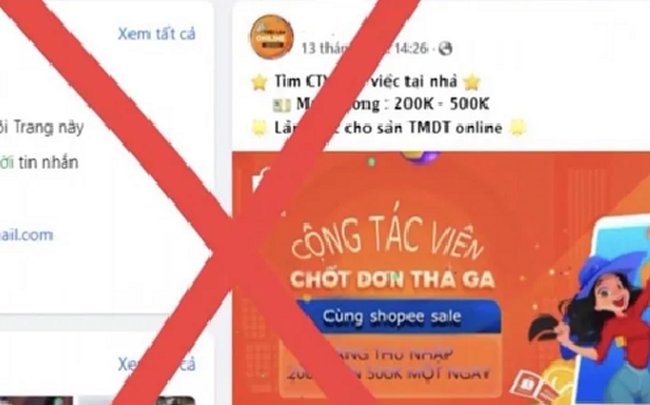 Làm cộng tác viên online, người đàn ông bị lừa hơn 2 tỷ đồng