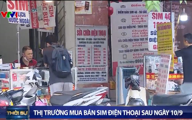 Thị trường mua bán SIM điện thoại sau ngày 10/9